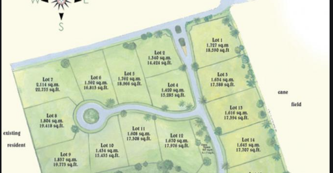 Heron Mill Estate Plot Plan