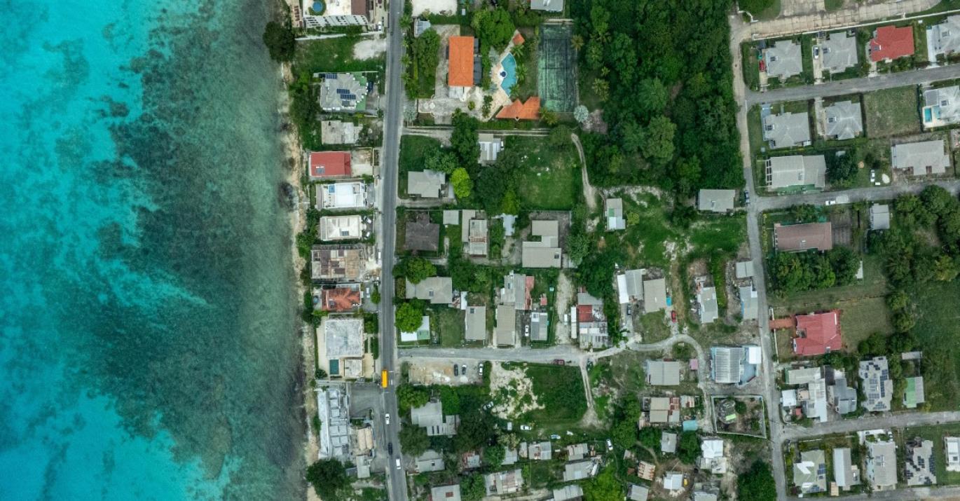 Normandy west coast aerial