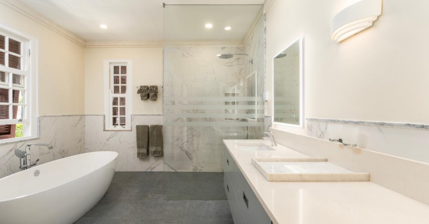 one love primary bathroom