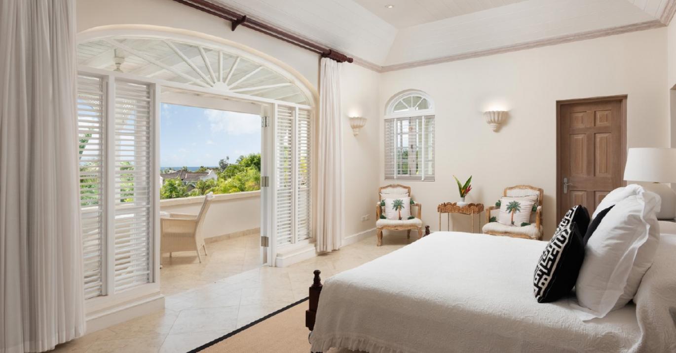 The Arrows bedroom with patio