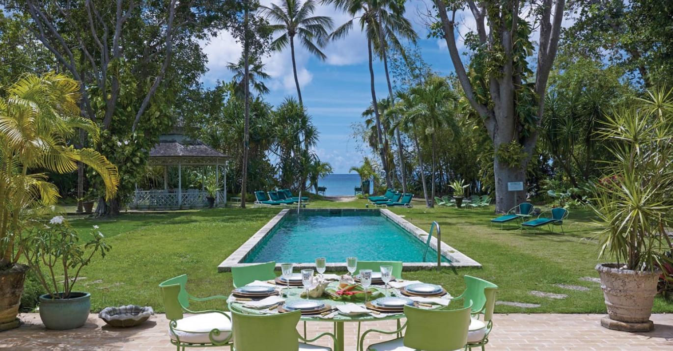 Nelson Gay beachfront holiday rental villa west coast Speightstown Barbados