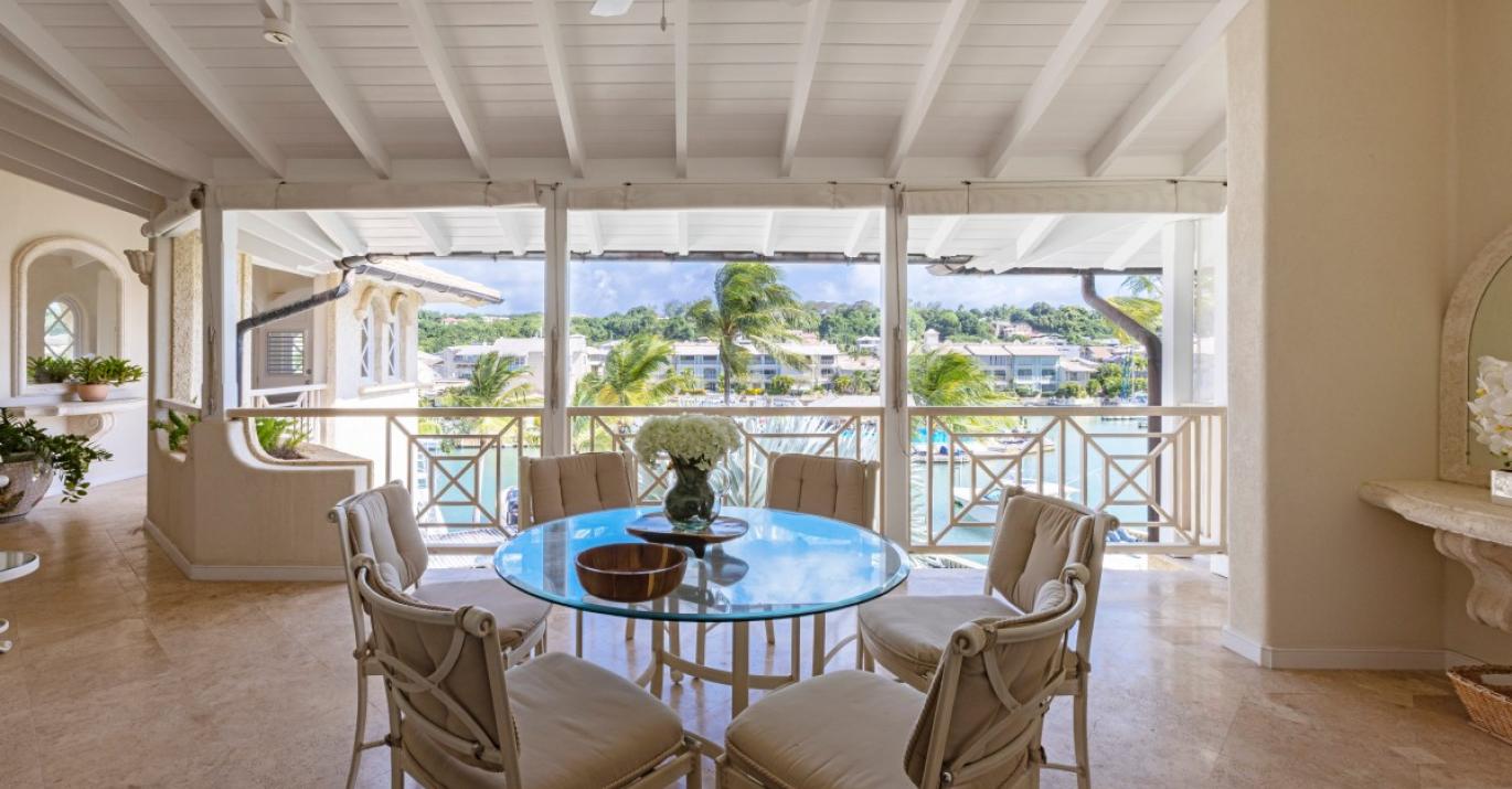 Port St. Charles penthouse 370 for sale Barbados gated West Coast marina 