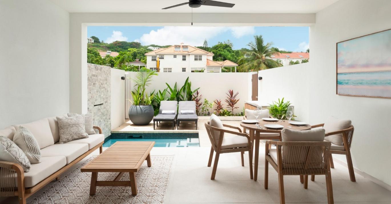 West coast Azzurro furnished townhouse for long term rental Porters Barbados