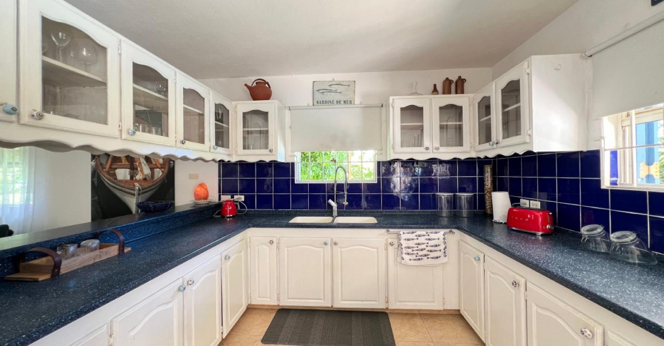Lime Villa Modern Kitchen
