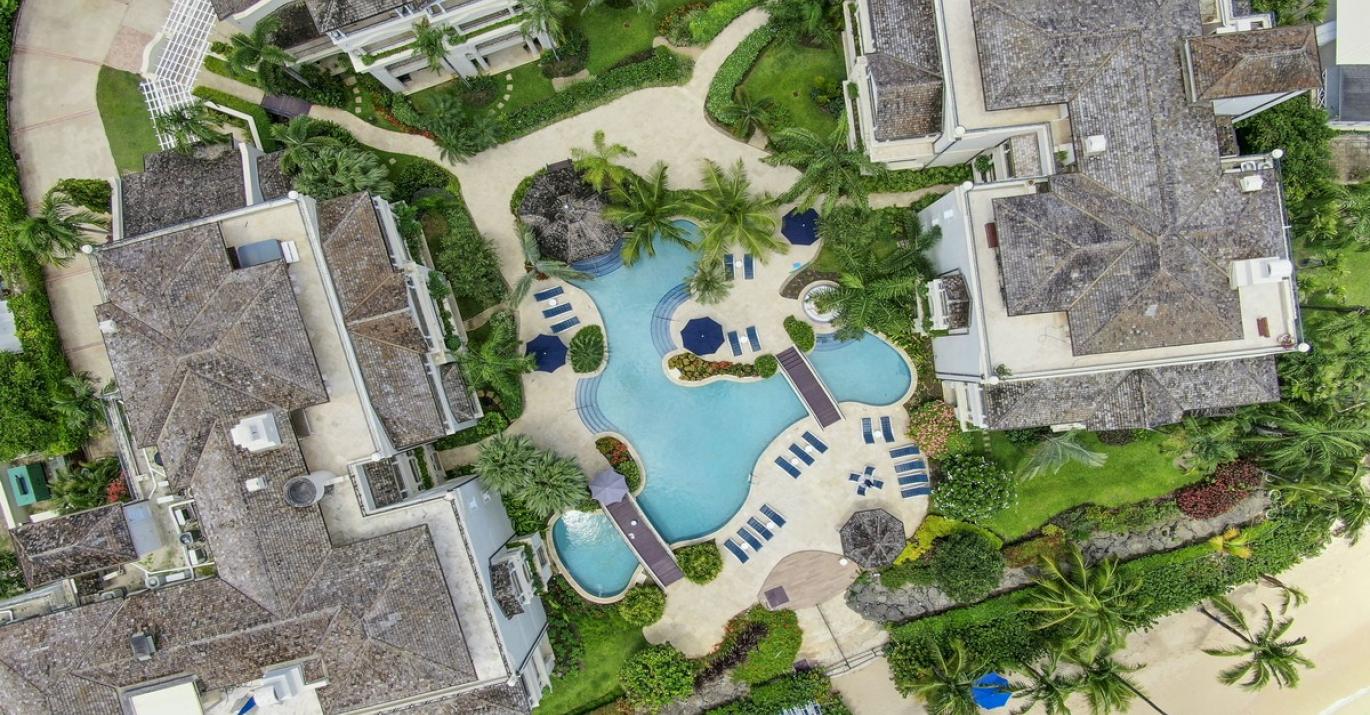 Schooner Bay 401 Overhead Aerial