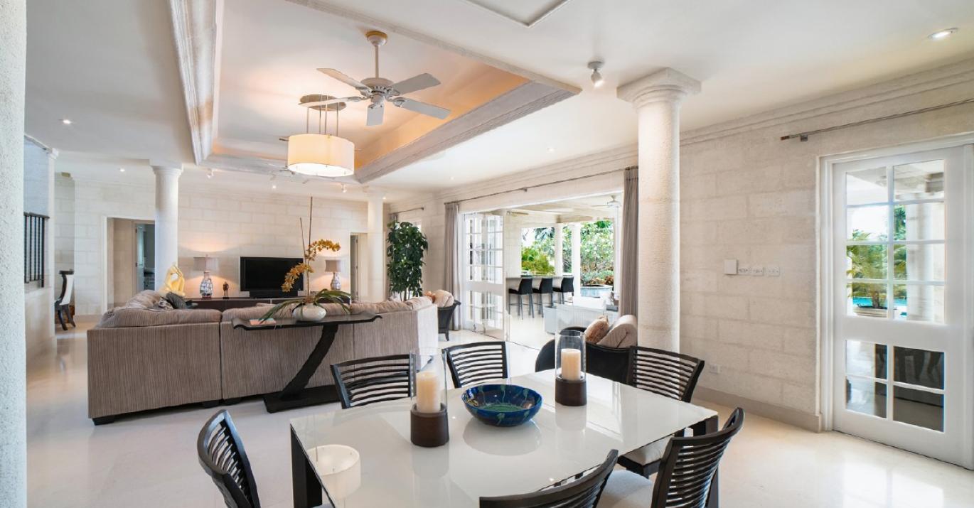 westland 8 dining living area