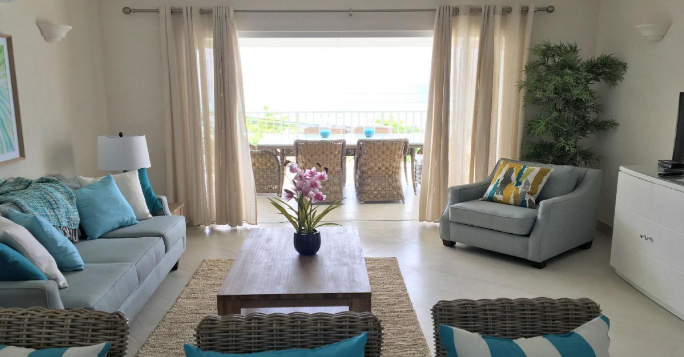 Lighthouse Bay 202 beachfront condo apartment for sale south coast Barbados