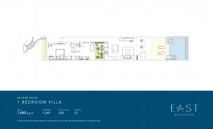 1 Bedroom Hillside Villa